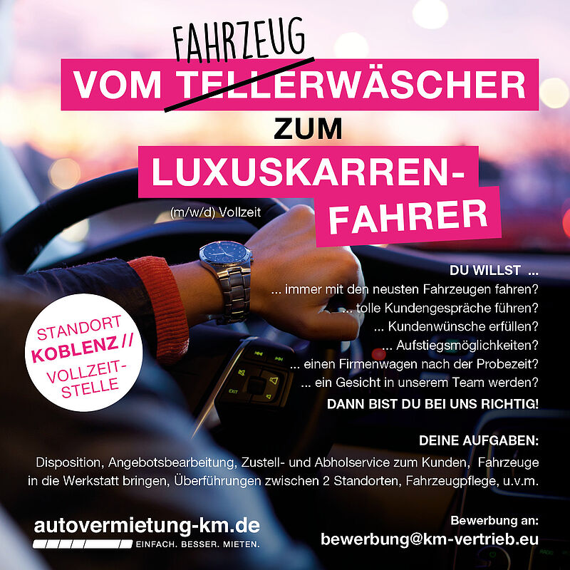 Servicemitarbeiter für Koblenz gesucht!